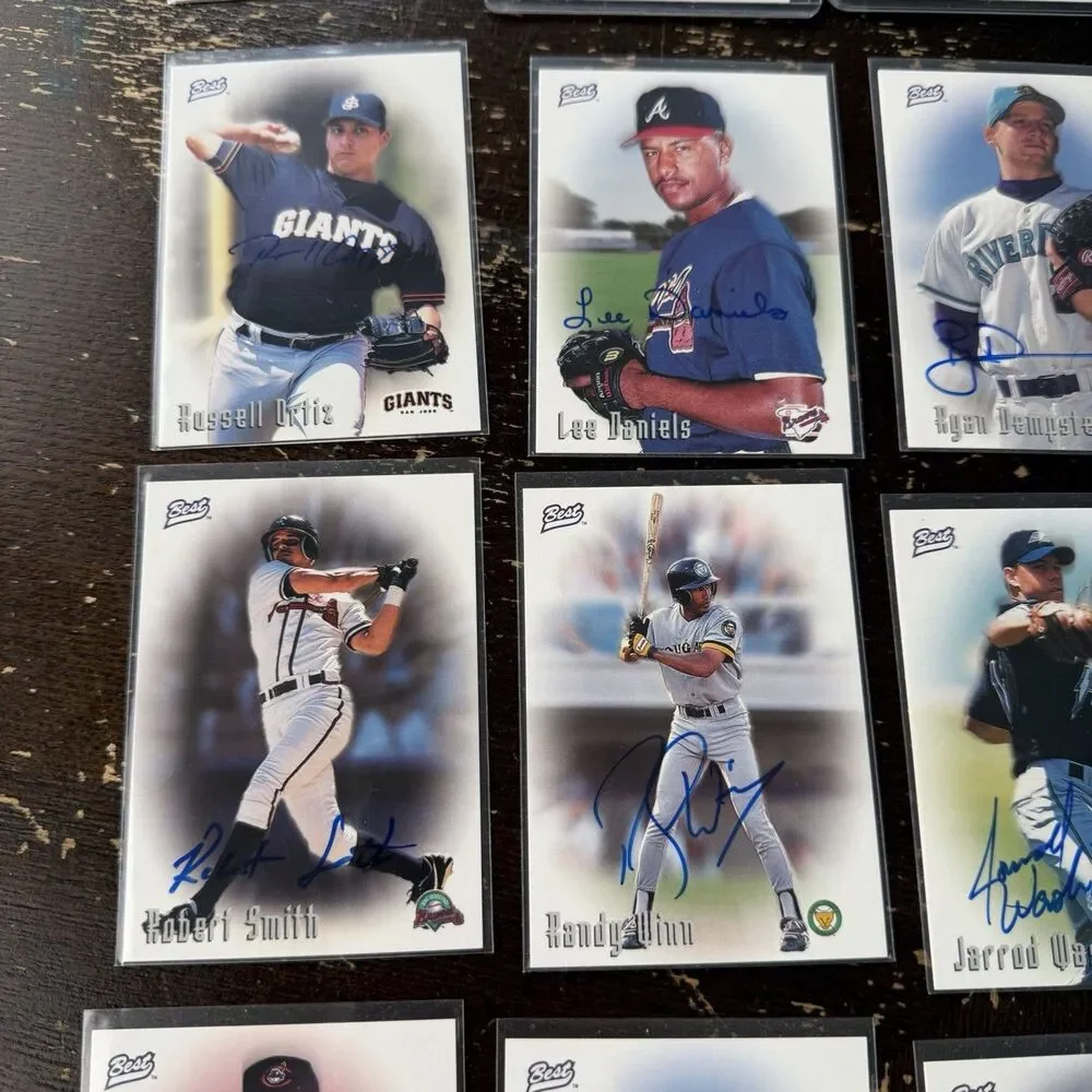1996 Best Cards Inc Baseball Lot Of 50 Autos Minor Leaguers & Prospects Signed